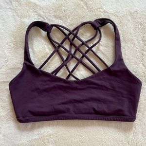 Free to be wild bra purple